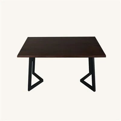 Pevný Ash Wood Executive Office Desk in Walnut Color