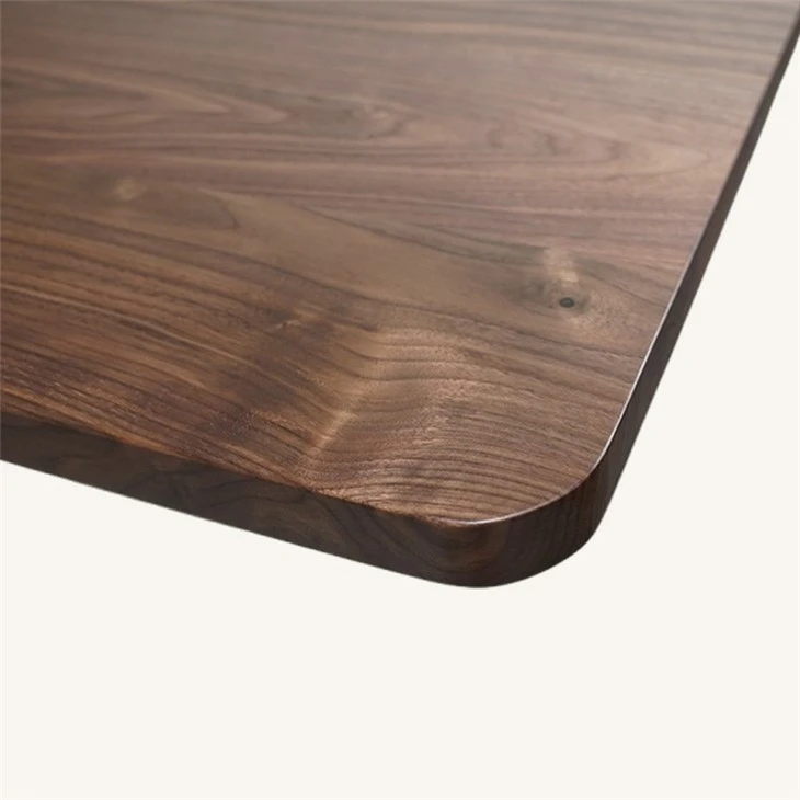 Solid North American Walnut Coffee Table Top Natural Color Supplier high quality